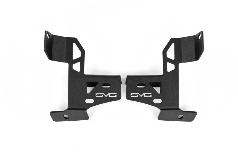 Jeep Wrangler JK Dual Pod Light Mounts - Front - DV8 Offroad - Black - `07-`18